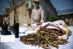 کشف ۵ قبضه اسلحه شکاری و ۹ هزار فشنگ جنگی در شادگان