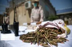 کشف ۵ قبضه اسلحه شکاری و ۹ هزار فشنگ جنگی در شادگان