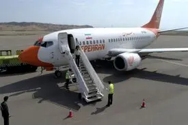لاستیک هواپیمای پرواز تهران – مشهد پس از فرود ترکید