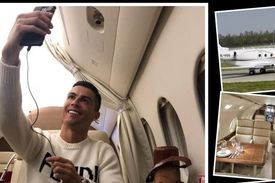 چوب حراج رونالدو به گران ترین و سریعترین هواپیما