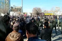 تجمع اعتراضی در خیابان حجاب تهران