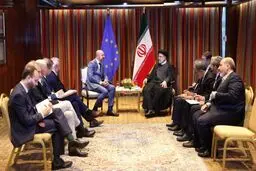 دیدار رئیسی با رئیس شورای اروپا