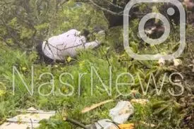 اولین تصویر از پیکر جانباختگان حادثه سقوط بالگرد حامل رئیس‌جمهور