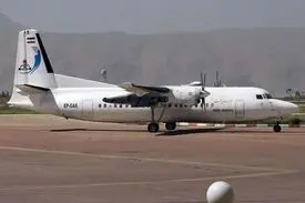 فرود اضطراری فوکر ۱۰۰ در فرودگاه اردبیل