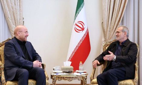 قالیباف با پزشکیان دیدار کرد