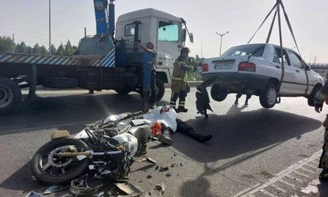 مرگ روزانه ۴۵ تا ۵۰ تن در تصادفات