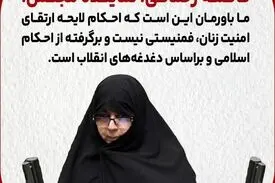 لایحه ارتقای امنیت زنان برگرفته از احکام اسلامی است