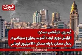 گودرزی، کارشناس مسکن: افزایش تورم، ایجاد آشوب، بحران و سونامی در بخش مسکن با وام‌ مسکن ۹۶۰میلیون تومانی