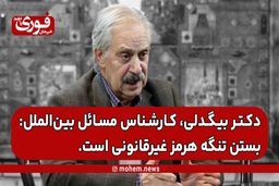 یک کارشناس بین‌الملل: بستن تنگه هرمز غیر‌قانونی است.