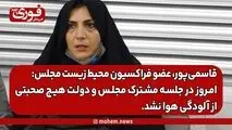 قاسمی‌پور، عضو فراکسیون محیط زیست مجلس: امروز در جلسه مشترک مجلس و دولت هیچ صحبتی از آلودگی هوا نشد.