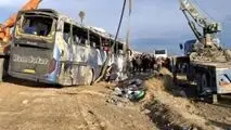 حادثه مرگبار واژگونی اتوبوس در نجف‌آباد اصفهان