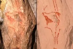 کشف نقاشی‌های ۳۰ هزارساله در یک غار در کرواسی + عکس