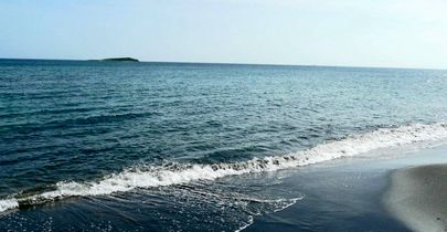 تصاویر عجیب از ساحل دریای خزر