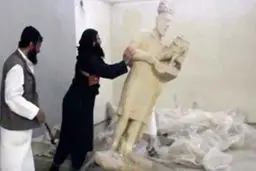 دستگیری یکی از داعشی‌های عامل تخریب آثار باستانی موزه موصل