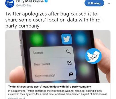 عذرخواهی توئیتر از کاربرانش