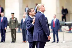 مکرون ۳ هدف ترامپ را لو داد