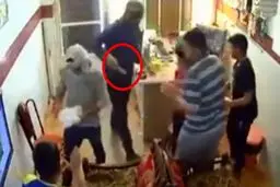 حمله سارقان چاقوکش به یک گیم‌نت در اهواز + فیلم