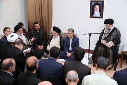 دیدار مسؤولان و دست‌اندرکاران حج با رهبر انقلاب