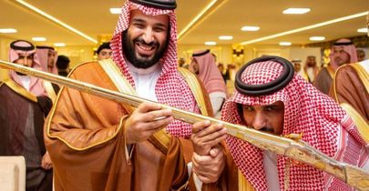 حرکت عجیب بن سلمان با دختران+فیلم