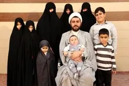آشنایی با خانواده ١٨ نفره روحانی ٣٧ ساله