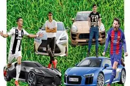 فوتبالیست‌های سرشناس ایران و جهان چه خودرو‌هایی سوار می‌شوند؟ + تصاویر