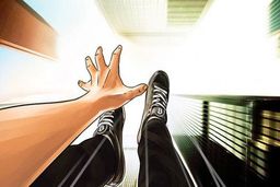 لحظه سقوط پسر چینی در چاه فاضلاب!+فیلم