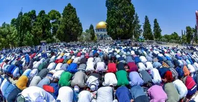 نماز خونین عید قربان در مسجد الاقصی