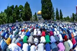 نماز خونین عید قربان در مسجد الاقصی