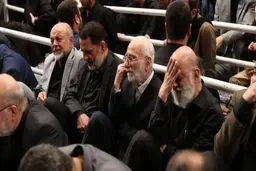 کدام چهره‌های سیاسی در مراسم عزاداری شب عاشورای بیت رهبری حضور داشتند؟