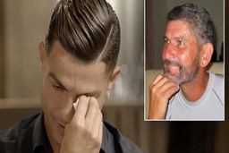 اشک های کریس رونالدو به یاد پدر