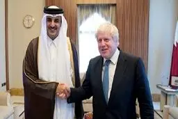 تاکید جانسون و امیر قطر بر پایان جنگ در یمن