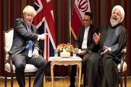 ماجرای خنده روحانی در دیدار با بوریس جانسون چه بود؟