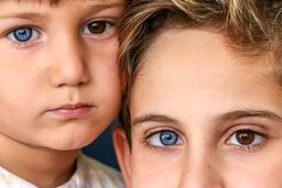 چشمان خیره کننده دو برادر + عکس