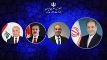 رایزنی وزیر خارجه ایران با همتایان ترکی، عراقی و مصری درباره تفاهم اسلام‌آباد