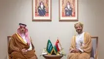 تأکید وزیران خارجه عربستان و عمان بر امنیت آبراه‌ها