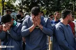 اراذل و اوباش سطح یک در ۱۳ آبان شهرری زمین‌گیر شدند+ویدیو