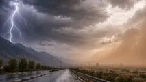 رگبار، رعدوبرق و گردوخاک در ۱۷ استان/هشدار آبگرفتگی و خسارت به سازه‌ها