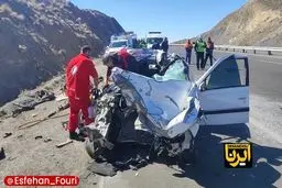 سانحه مرگبار در آزادراه اصفهان -نطنز با ۶ کشته