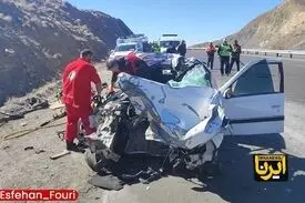 سانحه مرگبار در آزادراه اصفهان -نطنز با ۶ کشته