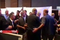 قطع کنفرانس خبری نتانیاهو به دلیل شلیک موشک‌های ایران و حزب‌الله