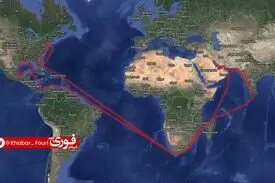 سپاه: یک کشتی مظنون به همکاری با ارتش آمریکا توقیف شد