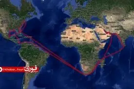 سپاه: یک کشتی مظنون به همکاری با ارتش آمریکا توقیف شد