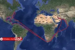 سپاه: یک کشتی مظنون به همکاری با ارتش آمریکا توقیف شد