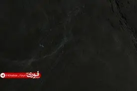 تصاویر ماهواره‌ای از آرایش ۱۰۰ قایق تندرو سپاه در تنگه هرمز