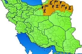 هشدار نارنجی سازمان هواشناسی