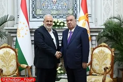 دیدار وزیر نیرو ایران با رئیس جمهور تاجیکستان