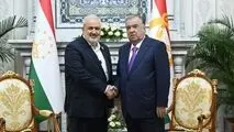 دیدار وزیر نیرو ایران با رئیس جمهور تاجیکستان