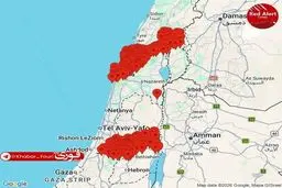 موج سوم حملات موشکی ایران علیه رژیم صهیونیستی، شمال و جنوب اراضی اشغالی زیر آتش موشک های ایرانی