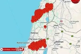 موج سوم حملات موشکی ایران علیه رژیم صهیونیستی، شمال و جنوب اراضی اشغالی زیر آتش موشک های ایرانی