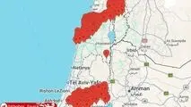 موج سوم حملات موشکی ایران علیه رژیم صهیونیستی، شمال و جنوب اراضی اشغالی زیر آتش موشک های ایرانی